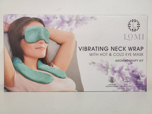 LOMI Vibrating Neck Wrap Aromatherapy Kit, Lavender