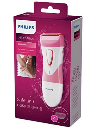 Phillips Satin Shave Battery Operated Wet And Dry Shaver HP6306
